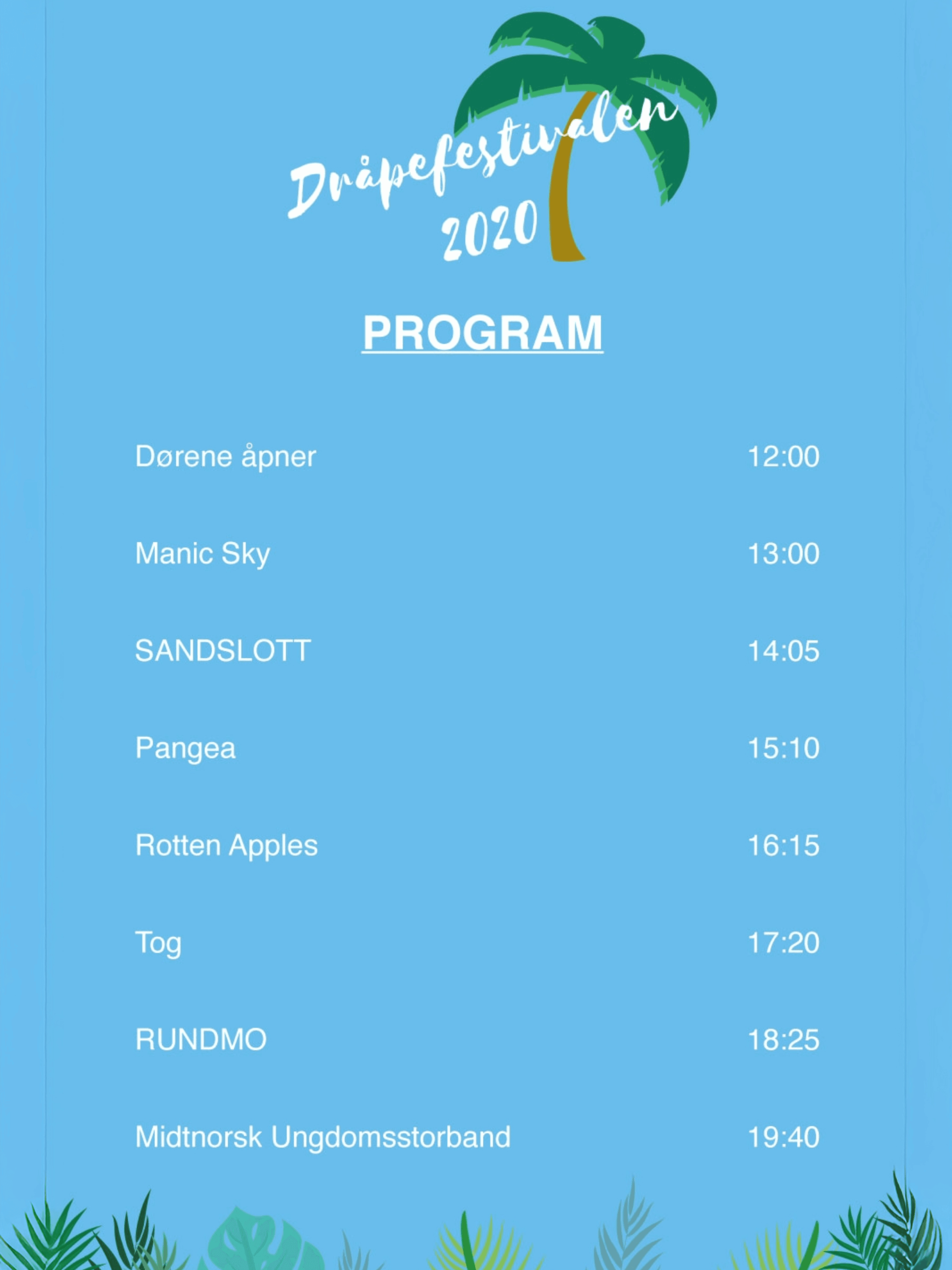 Dråpefestivalen 2020