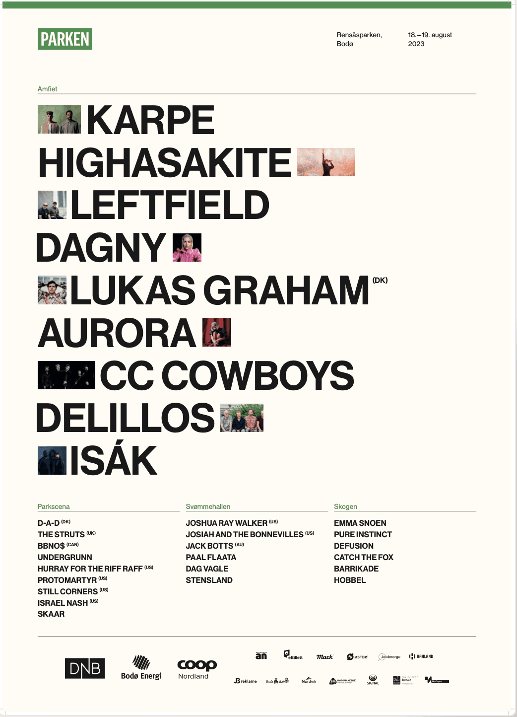 Parkenfestivalen 2023