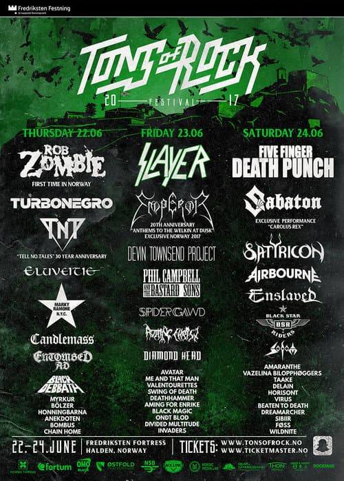 Tons of Rock 2017