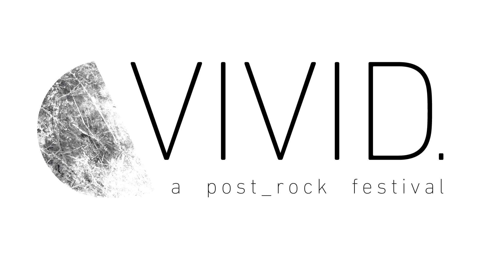 VIVID. a post_rock festival festival poster